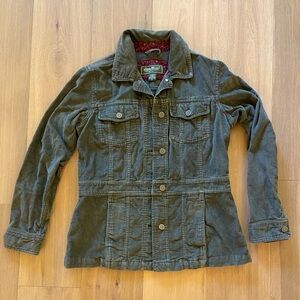 Eddie Bauer Dark Olive Jean Jacket